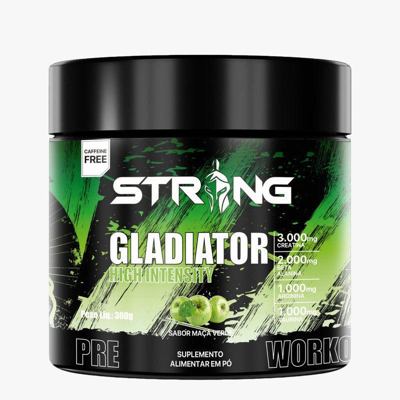 STRONG GLADIATOR PRÉ-WORKOUT 300 G – PRÉ-TREINO SEM CAFEÍNA - PRÉ TREINO