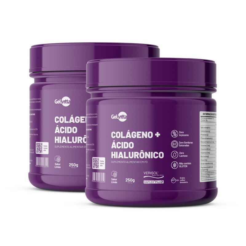 COLÁGENO + ÁCIDO HIALURÔNICO + PEPTÍDEOS BIOATIVOS  BIOTINA RETINOL FRUTADO(COM A EXCLUSIVA TECNOLOGIA PEPTGEL®)