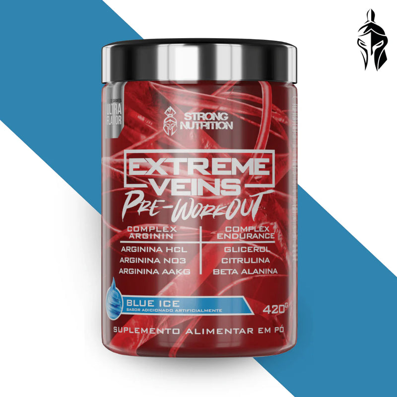 EXTREME VEINS 420 g – PRÉ-TREINO COM ARGININA E ORNITINA