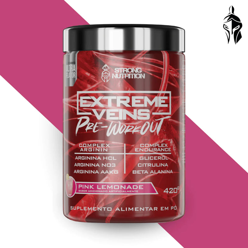 EXTREME VEINS 420 g – PRÉ-TREINO COM ARGININA E ORNITINA