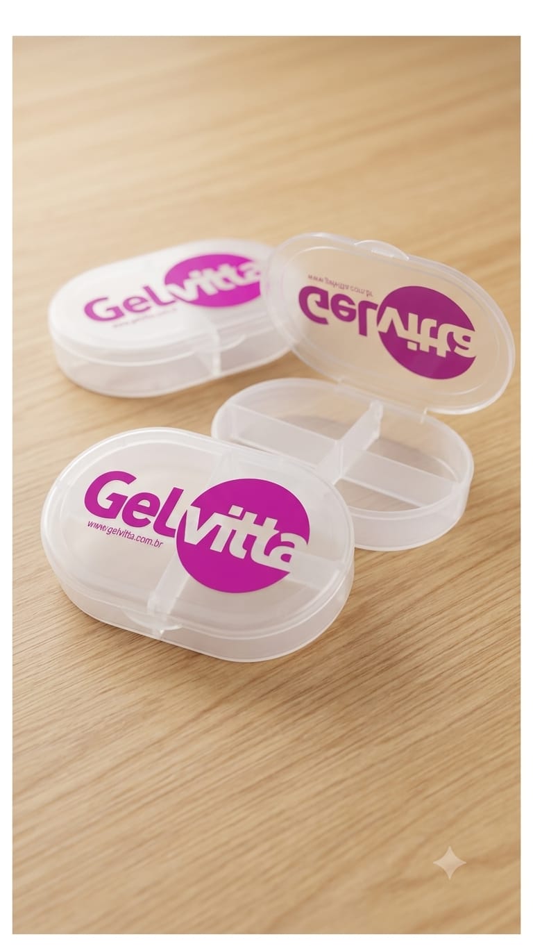 PORTA CÁPSULAS PREMIUM GELVITTA