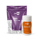 COLÁGENO HIDROLISADO TIPO 1 EM PÓ PURO PREMIUM + VITAMINA C 60 CÁPSULAS