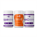 SUPER COMBO COENZIMA Q10 + VITAMINA C PURA CÁPSULAS + NAC - N-ACETIL L-CISTEÍNA