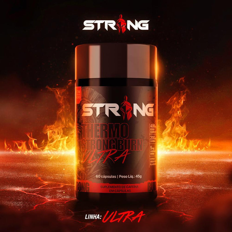 THERMO STRONG BURN ULTRA – EMAGRECEDOR STRONG NUTRITION - 60 Cápsulas