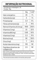 COLÁGENO + ÁCIDO HIALURÔNICO + PEPTÍDEOS BIOATIVOS  BIOTINA RETINOL FRUTADO(COM A EXCLUSIVA TECNOLOGIA PEPTGEL®)