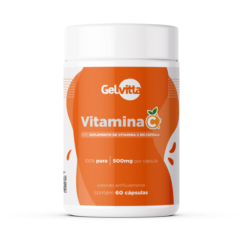 VITAMINA C PURA EM CÁPSULAS IMUNIDADE