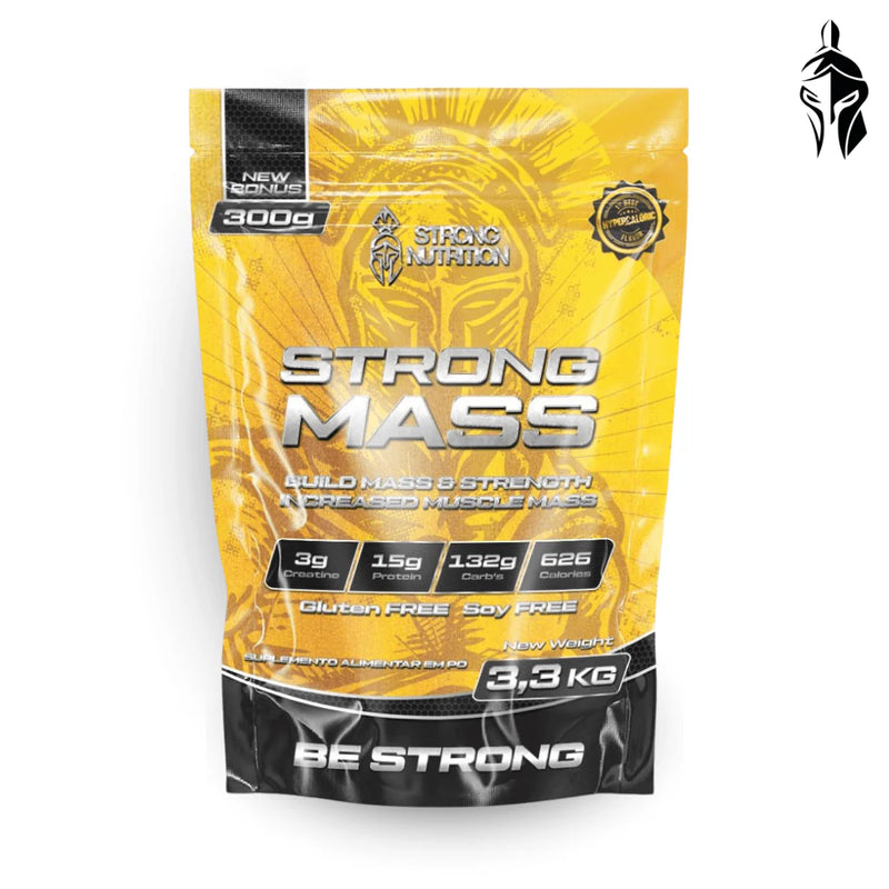 STRONG MASS 3,3 kg — HIPERCALÓRICO PREMIUM PARA GANHO DE MASSA E PESO