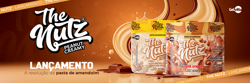 PASTA DE AMENDOIM THE NUTZ LEITE EM PÓ COM CHOCOLATE BRANCO - ZERO AÇÚCAR